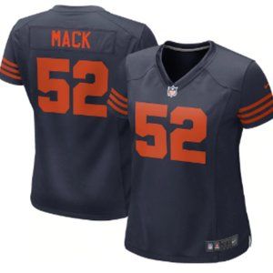 Khalil Mack Chicago Bears Nike Women's Throwback Game Jersey - Navy
